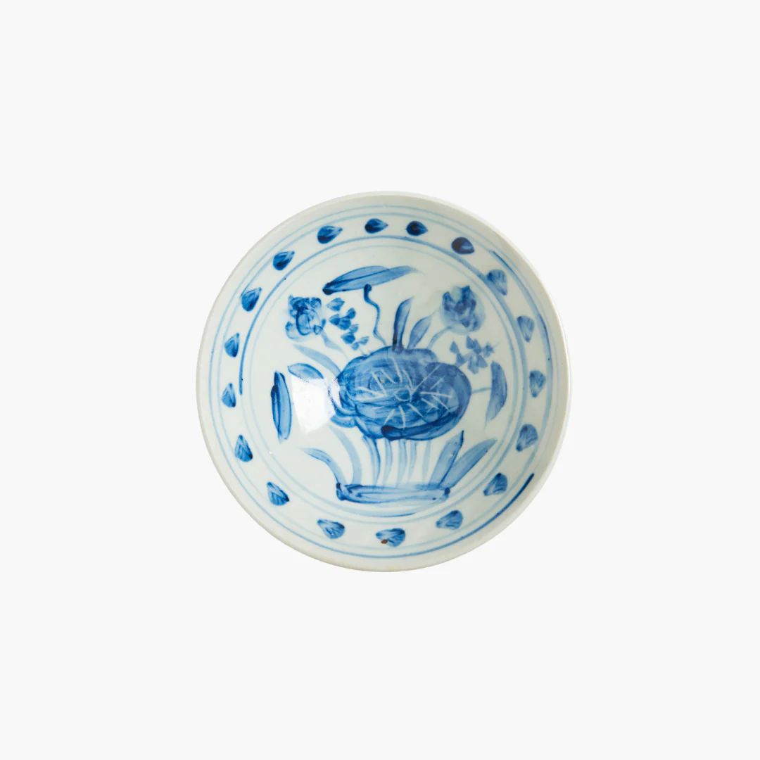 Blue and White Lotus Bowl | Dear Keaton