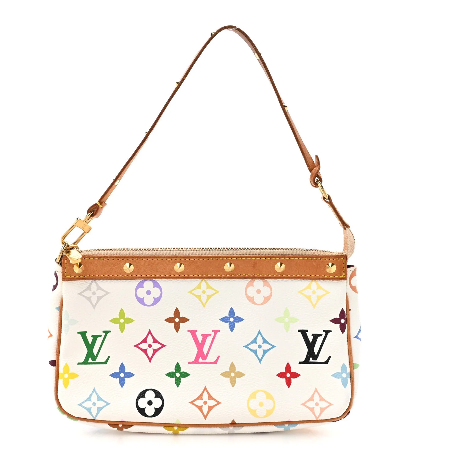 Monogram Multicolor Pochette Accessories White | FASHIONPHILE (US)