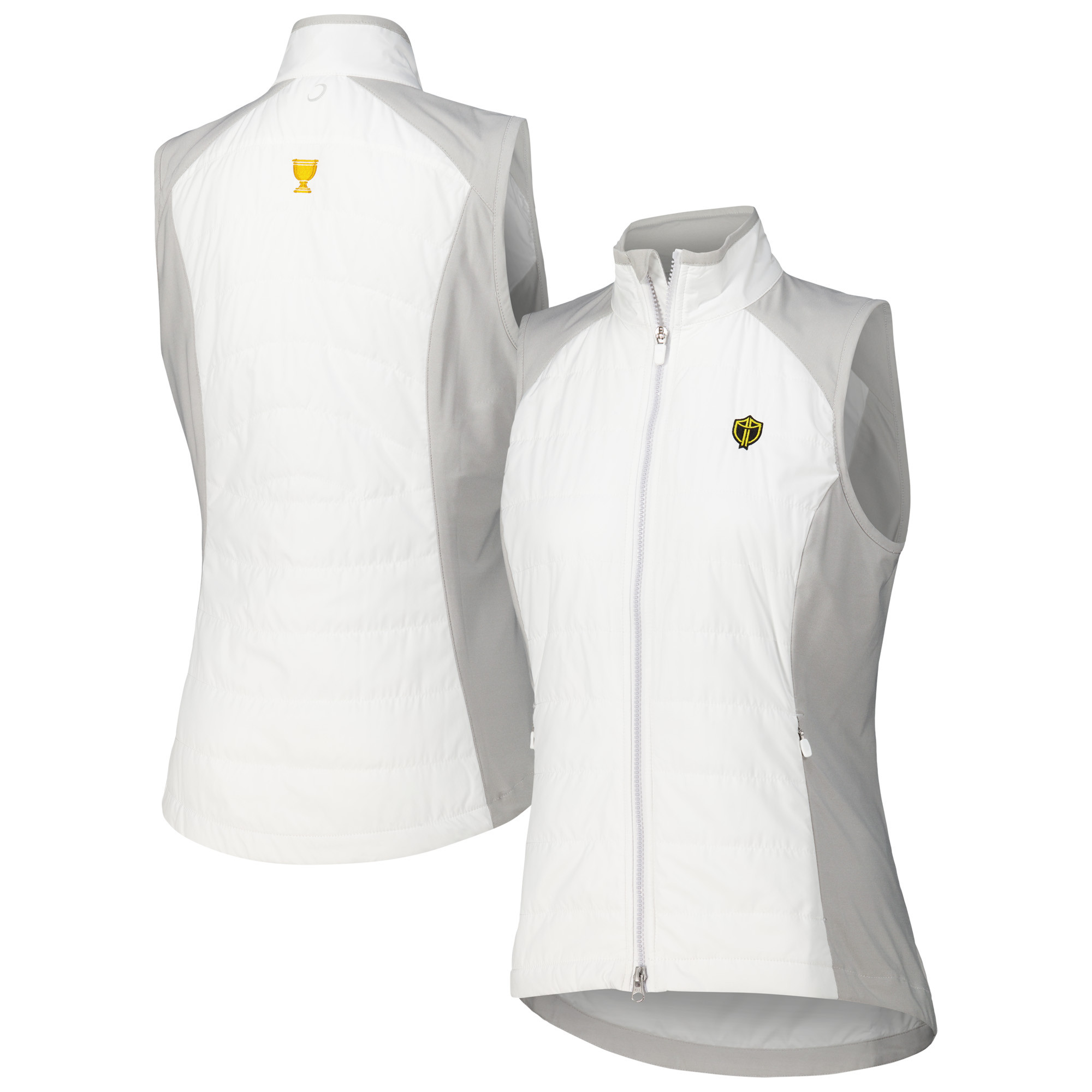 Women's Zero Restriction White Presidents Cup International Team PrimaLoft® Insulation Tess Full-Zip Vest | Fanatics