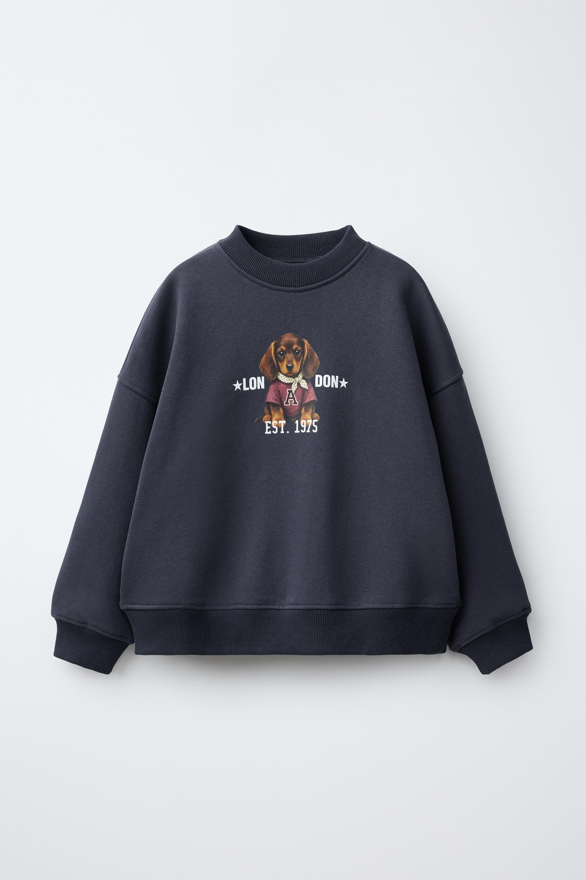DOG PRINT SWEATSHIRT | Zara UK