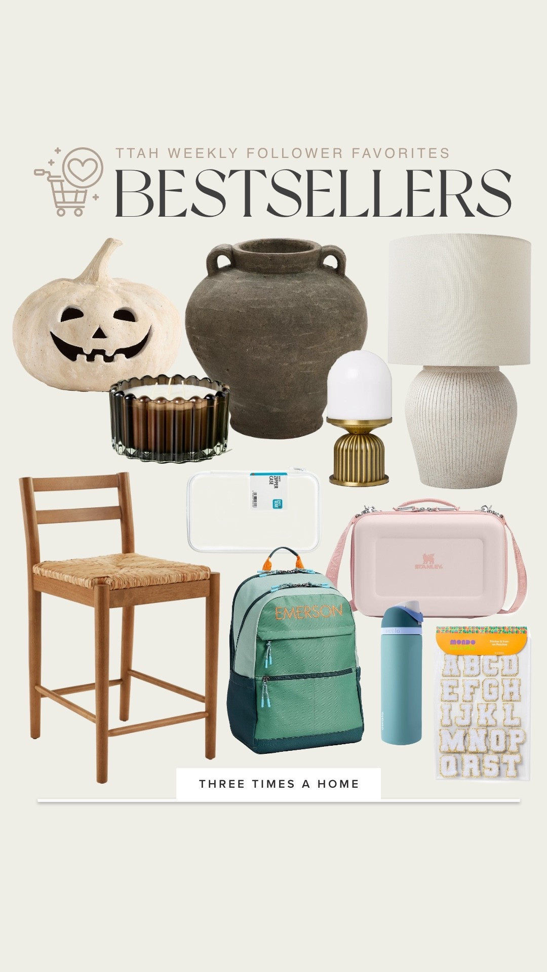 Last week’s bestsellers // home and lifestyle// back to school finds 

#LTKStyleTip #LTKHome #LTKFamily