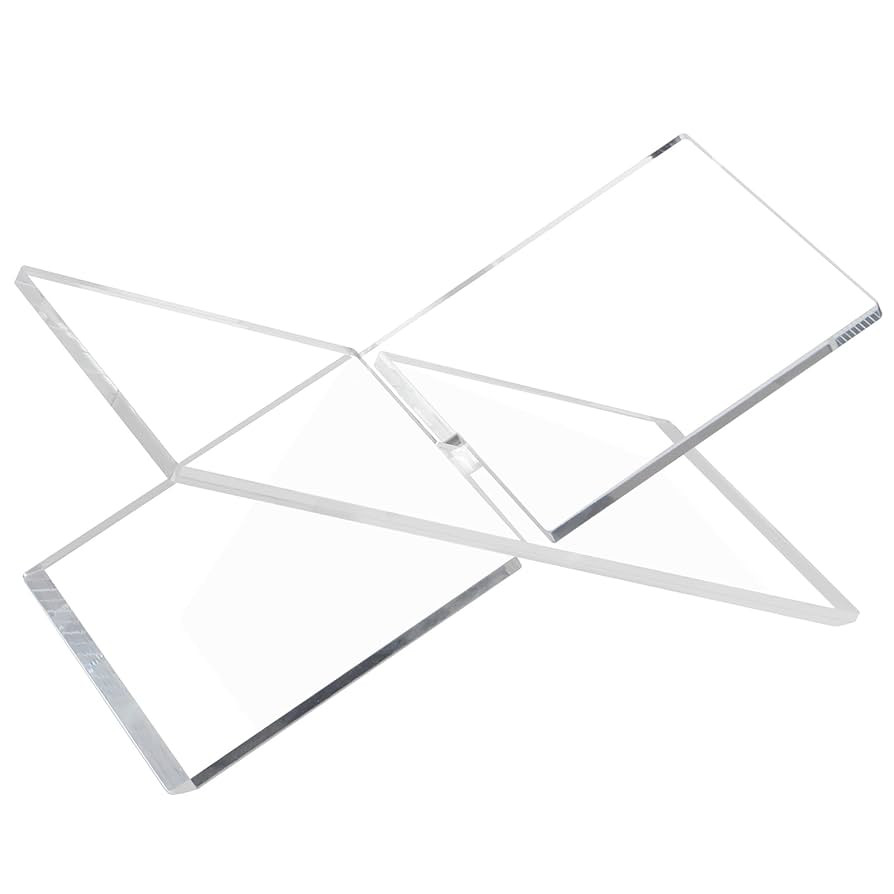Acrylic Book Stands for Display - Cookbook Stand for Kitchen Counter, Bible Stands for Display at... | Amazon (US)
