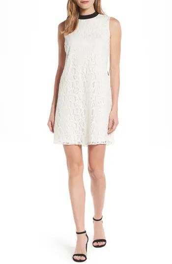 Women's Cece Tie Back Lace Dress, Size 0 - White | Nordstrom