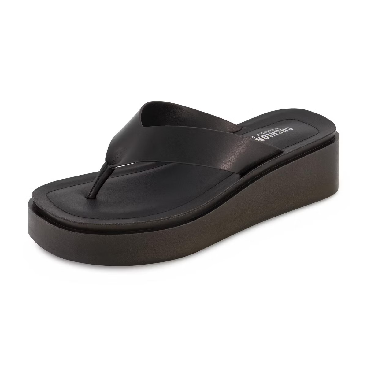 CUSHIONAIRE Women's Pippin thong platform sandal with +Memory Foam | Target