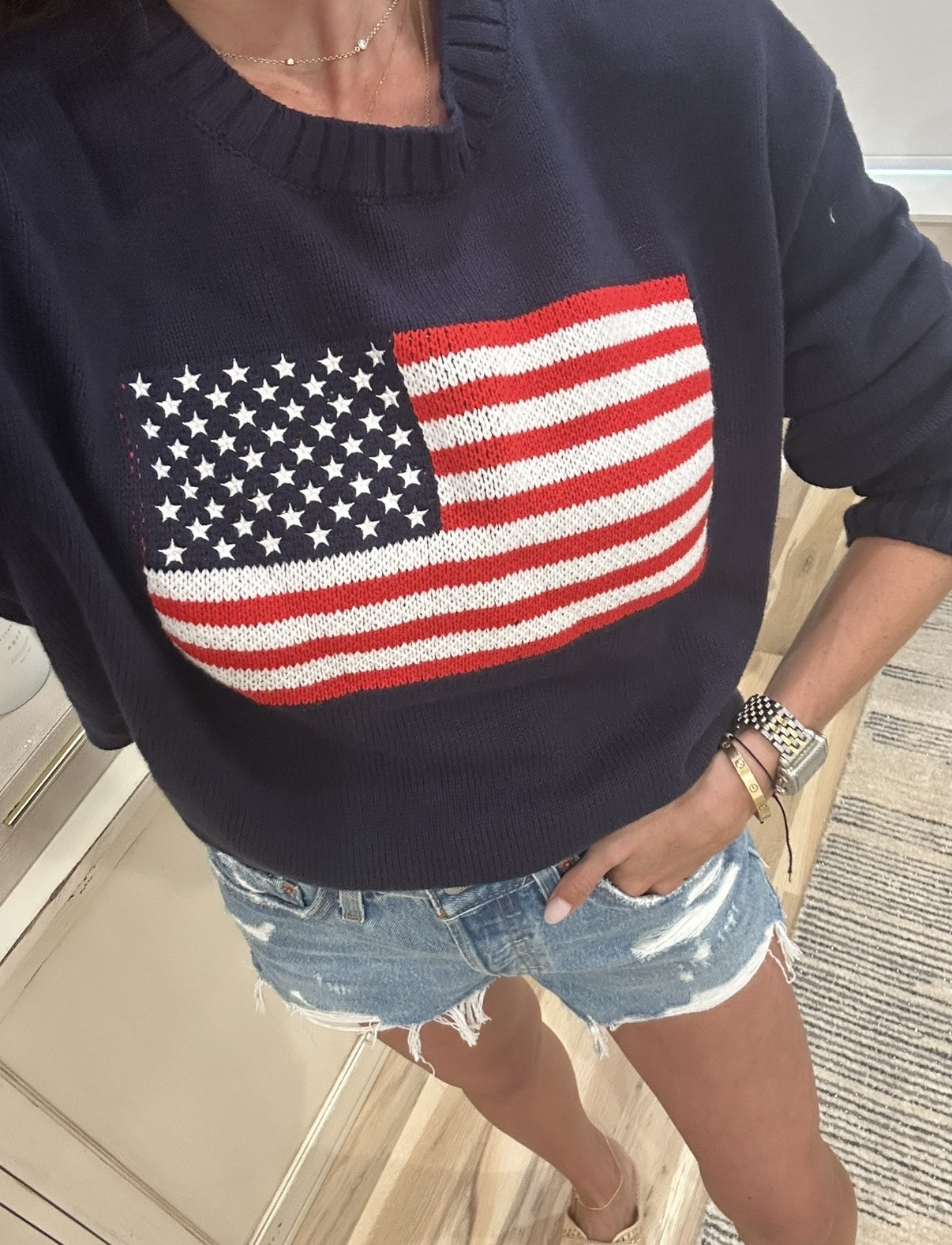 USA Fourth of July sweater + similar options for the festive weekend

#LTKSaleAlert
