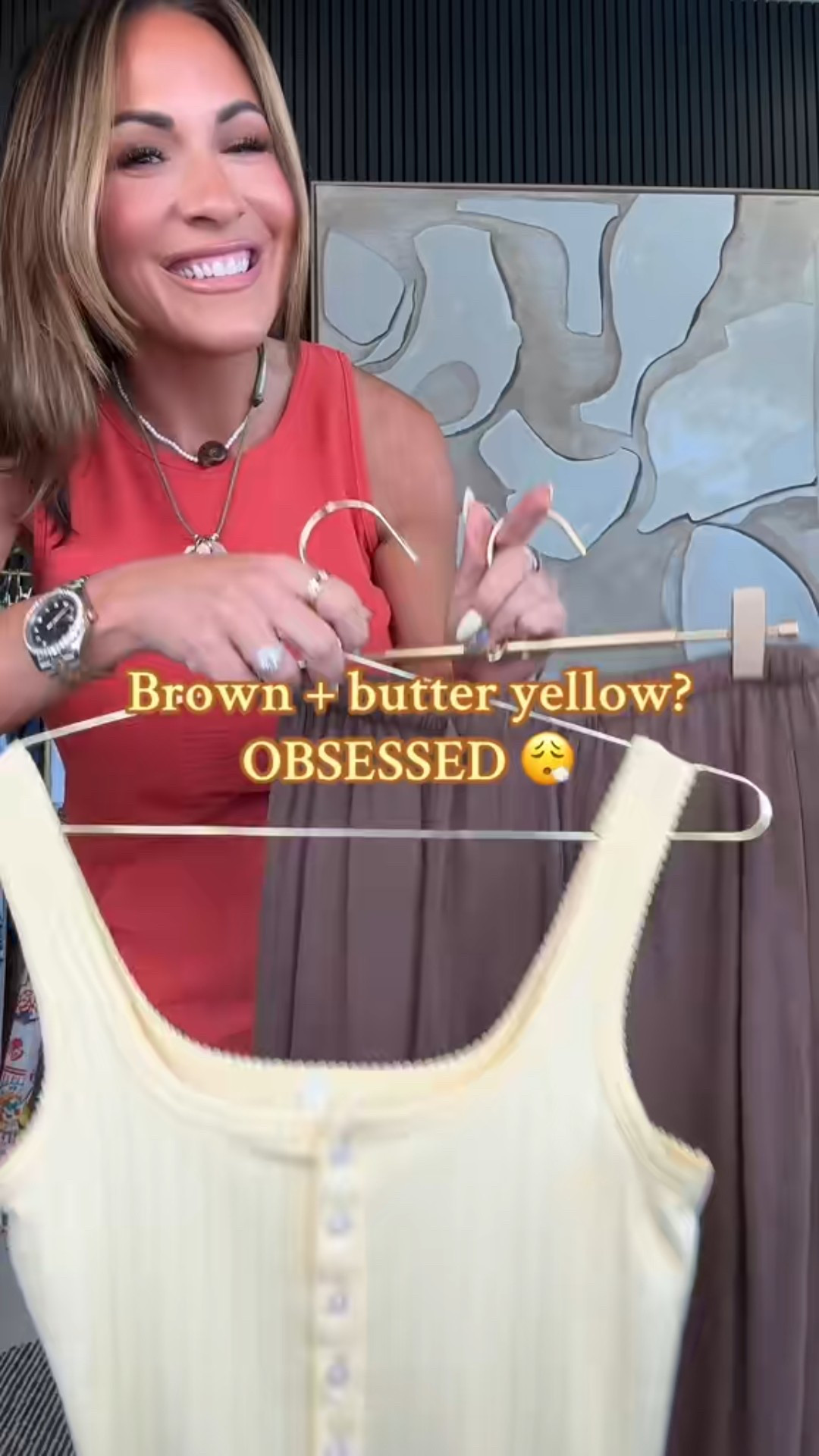 This brown and butter yellow combo is everything 😮‍💨

I wasn’t expecting to love it this much, but here we are.
Both pieces are from Amazon and insanely good quality.

Wearing a small in the top and XS in the pants 

5’2” | 130 lbs | 34DD | 25” waist
Petite-friendly + crazy comfy 🤎

#amazonfashionfinds #grwm #petitefriendly #affliate #summerneutrals #ootd #brownandbutter #ootdstyle #amazonstylefinds #over40style #styleover40 #neutraloutfit #casualstyle #everydayelevated

#LTKOver40 #LTKPetite #LTKStyleTip