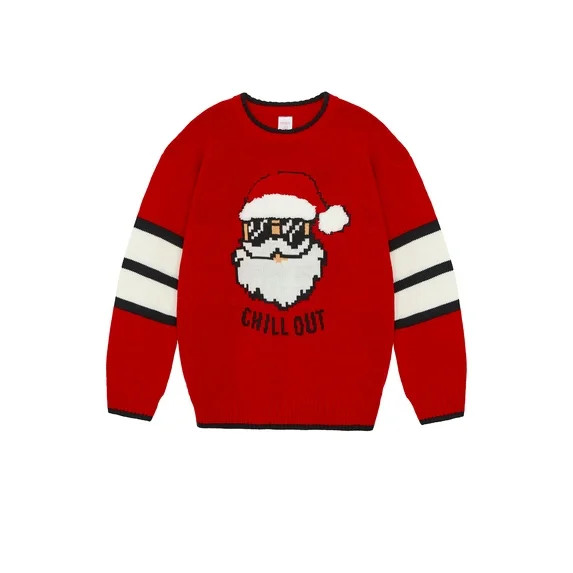 Holiday Time Boys Christmas Sweater, Sizes 4-18 & Plus | Walmart (US)