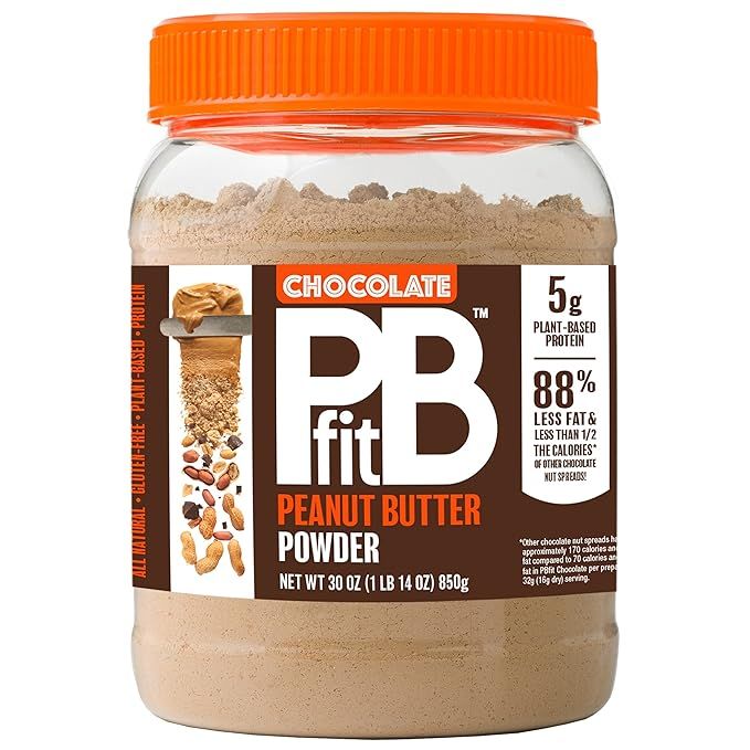 PBfit All-Natural Chocolate Peanut Butter Powder, Powdered Peanut Spread from Real Roasted Presse... | Amazon (US)