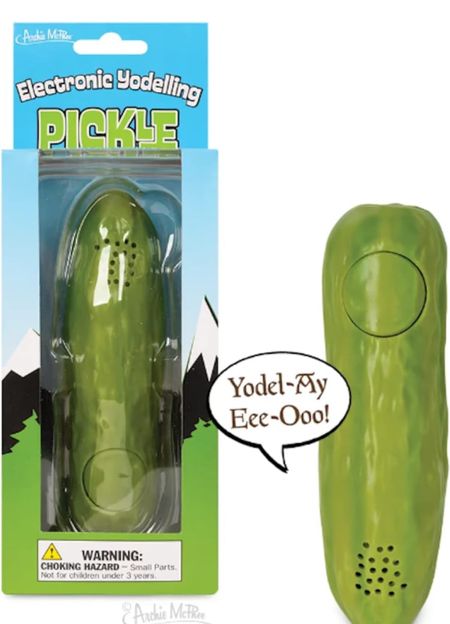 White Elephant Gift Idea! A yodeling pickle. 

#LTKfindsunder50 #LTKparties #LTKHoliday