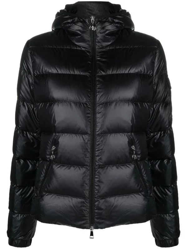 Black Hooded Padded Jacket | Farfetch Global