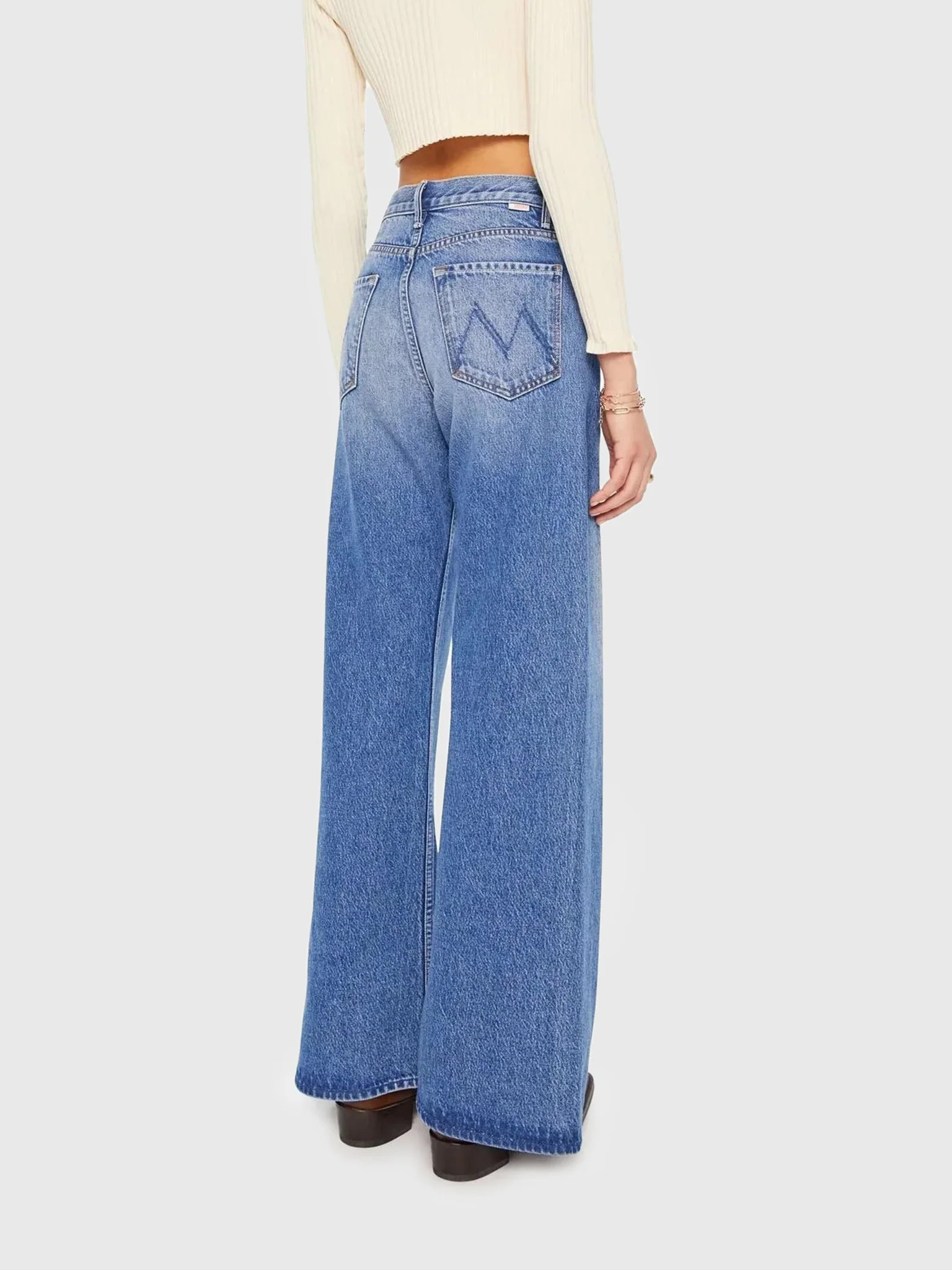 MOTHER
                      
                     Women's The Lemon Twist Sneak Jean | Saint Bernard