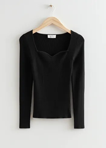 Fitted Sweetheart Neck Top | & Other Stories (EU + UK)