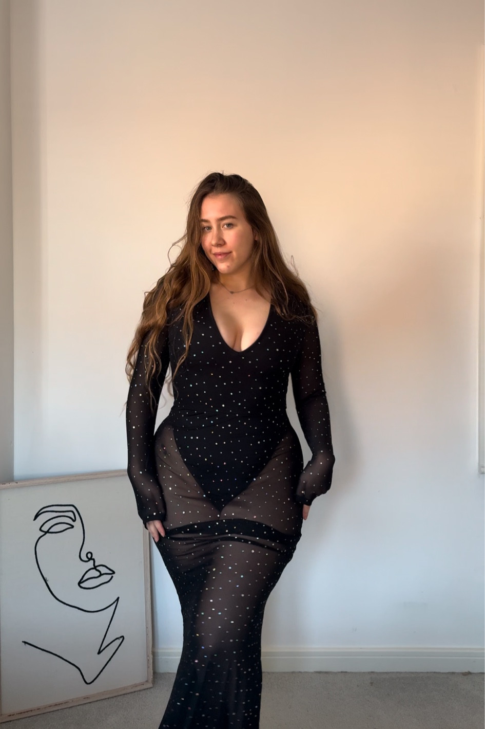 NYE OUTFIT INSPO - new years eve mesh maxi dress with sparkle 

#LTKgrwm #LTKstyletip #LTKmidsize