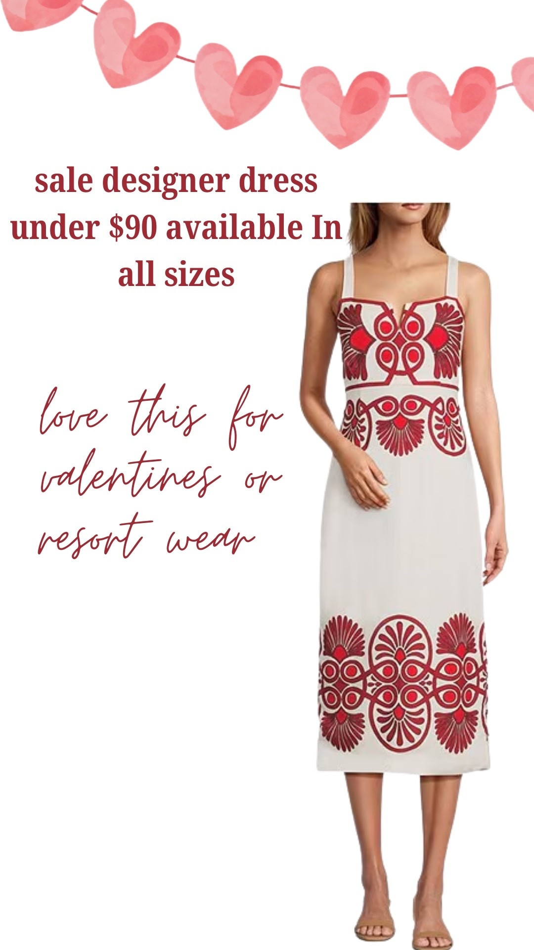 Sale dress perfect for valentines or resort wear 

#LTKValentine #LTKgrwm #LTKSaleAlert