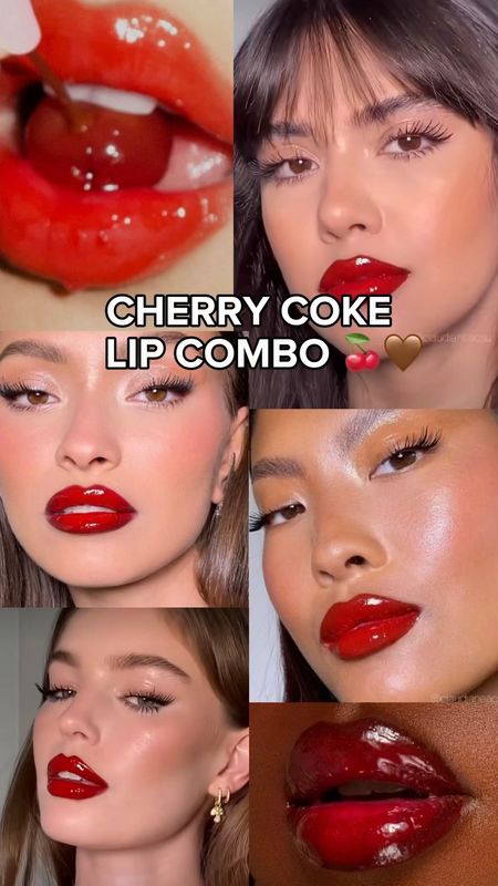 Cherry coke lip combo! Love this brown tinted red lip for a pop of color: 
- line with freck beauty lip liner 
- Hourglass Unlocked Satin Creme Lipstick- Red 0
- top with hourglass Phantom Volumizing Glossy Lip Balm

#makeup #trends #lips #tiktok #sephora 

#LTKxSephora #LTKfindsunder50 #LTKbeauty