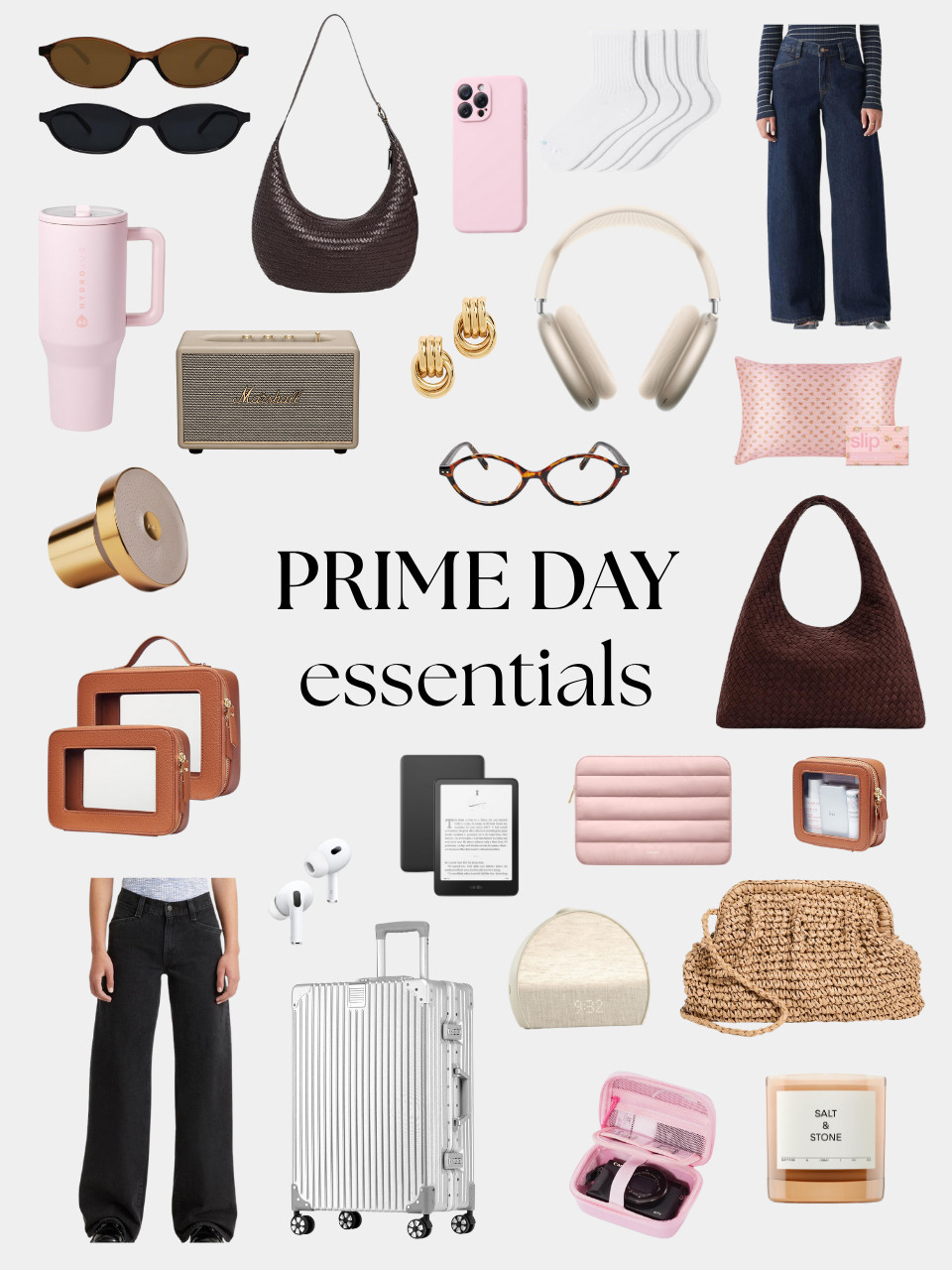 ✨ PRIME DAY ESSENTIALS ✨
Your guide to the cutest, coziest, and most practical finds — all in one place and on major sale 💅🏼 Whether you're traveling, organizing, upgrading your tech, or just want to treat yourself (hello, cute travel cases + AirPods + silk pillowcase), I’ve got you covered!

From wide-leg denim to the perfect carry-on, pink travel pouches to gold statement earrings — I’m linking everything I’ve been loving (and adding to cart).  Xoxo, Em 

 #LTKSaleAlert #LTKFindsUnder50 #LTKFindsUnder100
