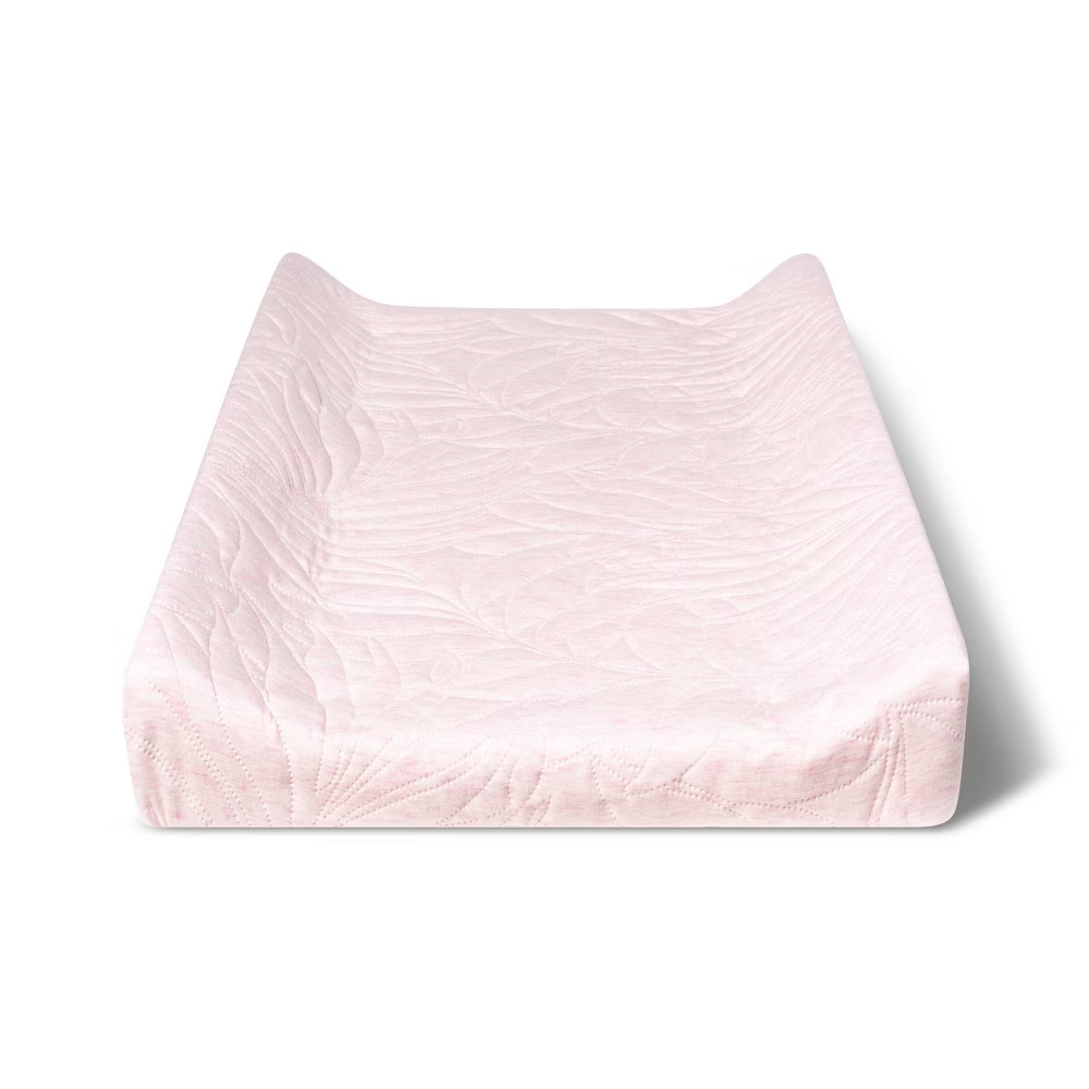 Changing Pad Cover Pink Leaves - Cloud Island Pink | Target