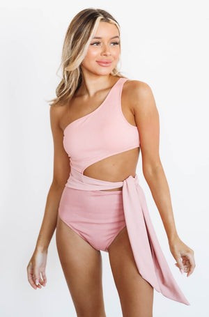 Summer Love One Piece Women's Swimsuit - Pink | Hazel and Olive