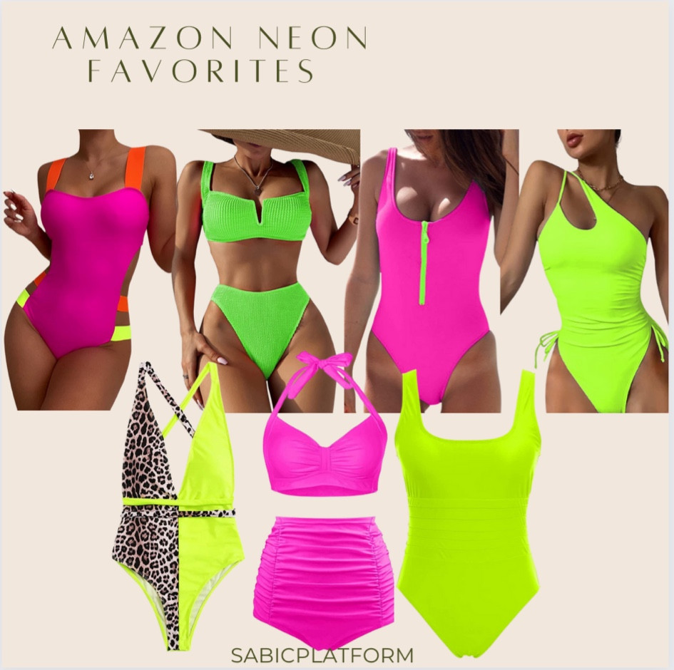 Amazon swimsuit, neon swimsuit, travel, amazon finds, one piece swimsuit, pink swimsuit, neon green swimsuit, sabic platform 

#LTKswim #LTKunder50 #LTKtravel