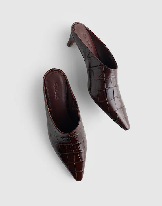 The Emilie Heeled Mule | Madewell