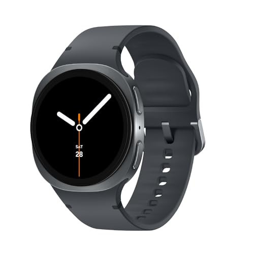 Samsung Galaxy Watch 8 (2025) 40mm Bluetooth Smartwatch, Cushion Design, Fitness Tracker, Sleep Coaching, Running Coach, Energy Score, Heart Rate Tracking, Graphite [US Version, 2 Yr Warranty] | Amazon (US)