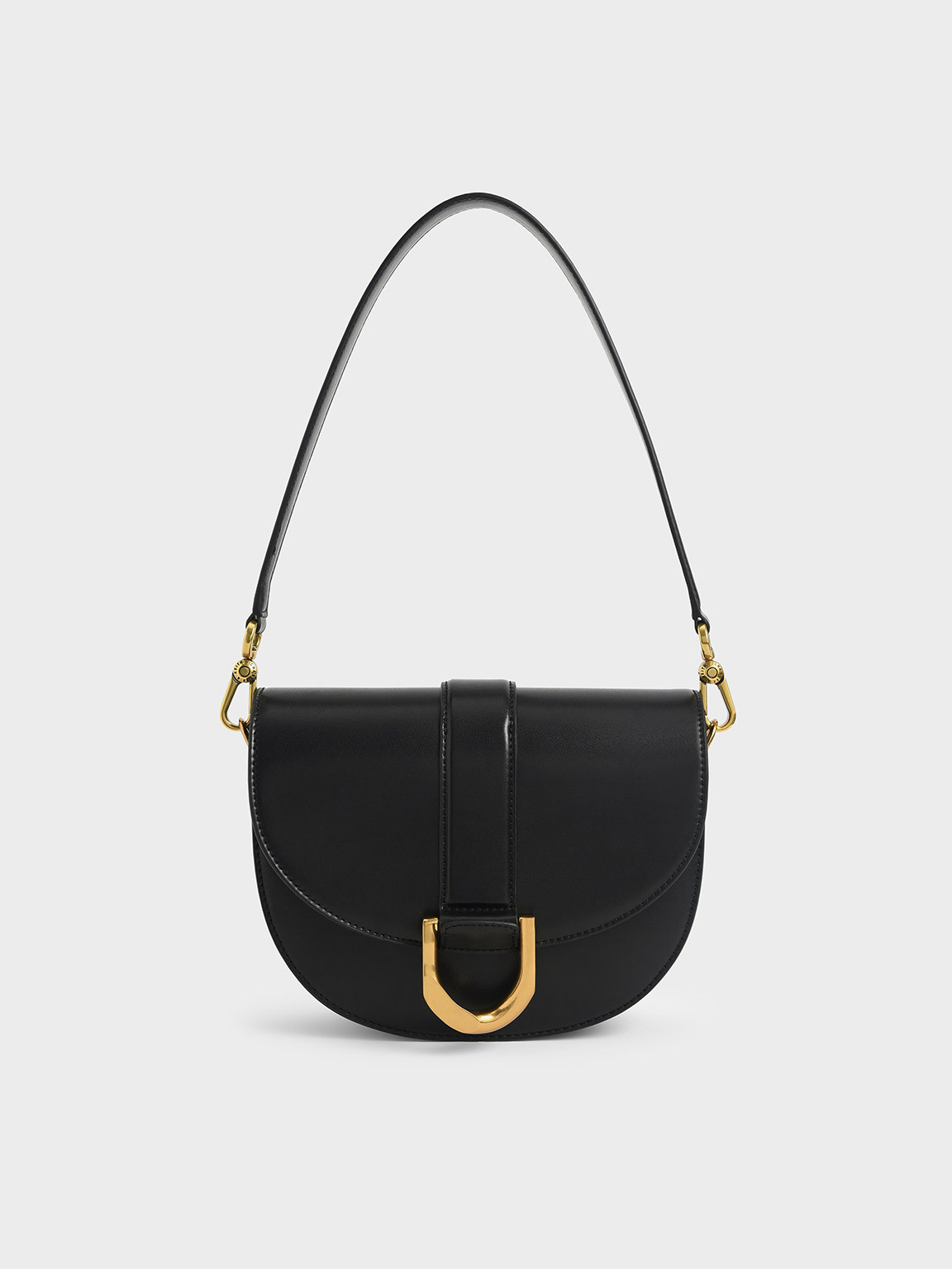 Gabine Saddle Bag
    
         - Black | Charles & Keith EU