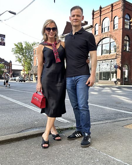 Last minute plans call for an easy throw on & go closet staple-a slip dress. This washed silk dress from Quince is a steal! And my husband.. he will probably be buried in his Fidelity jeans, wears them everywhere. 

#LTKFindsUnder100 #LTKOver40 #LTKStyleTip