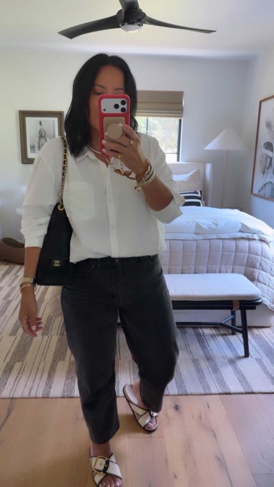 Top size medium (it’s oversized), pants size 29 (I’m a curvy size 8), shoes fit tts.

#LTKootd #LTKMidsize #LTKOver40