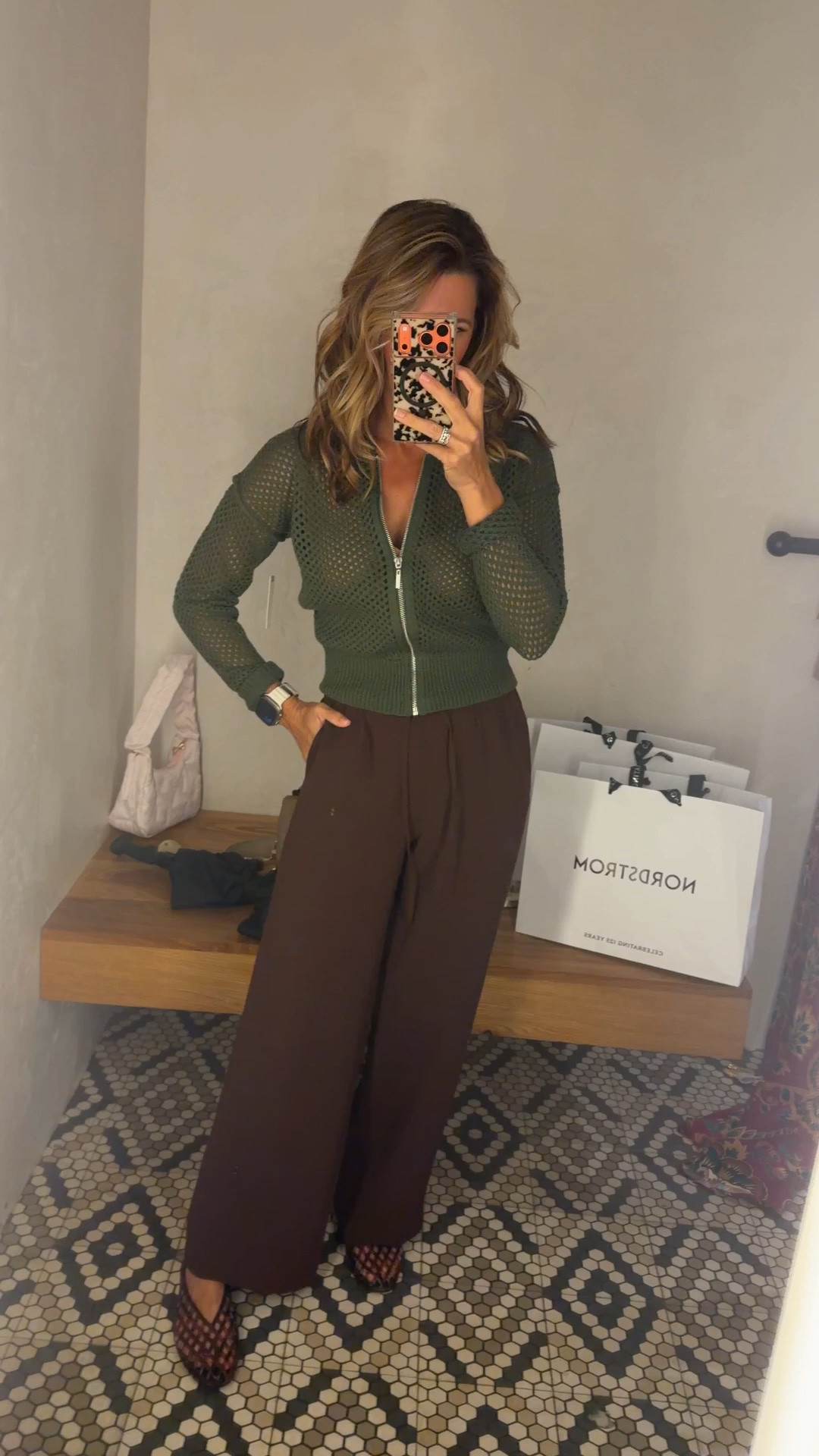 Loved this open knit sweater — runs tts and on sale today

#LTKdayinmylife #LTKSeasonal #LTKSaleAlert