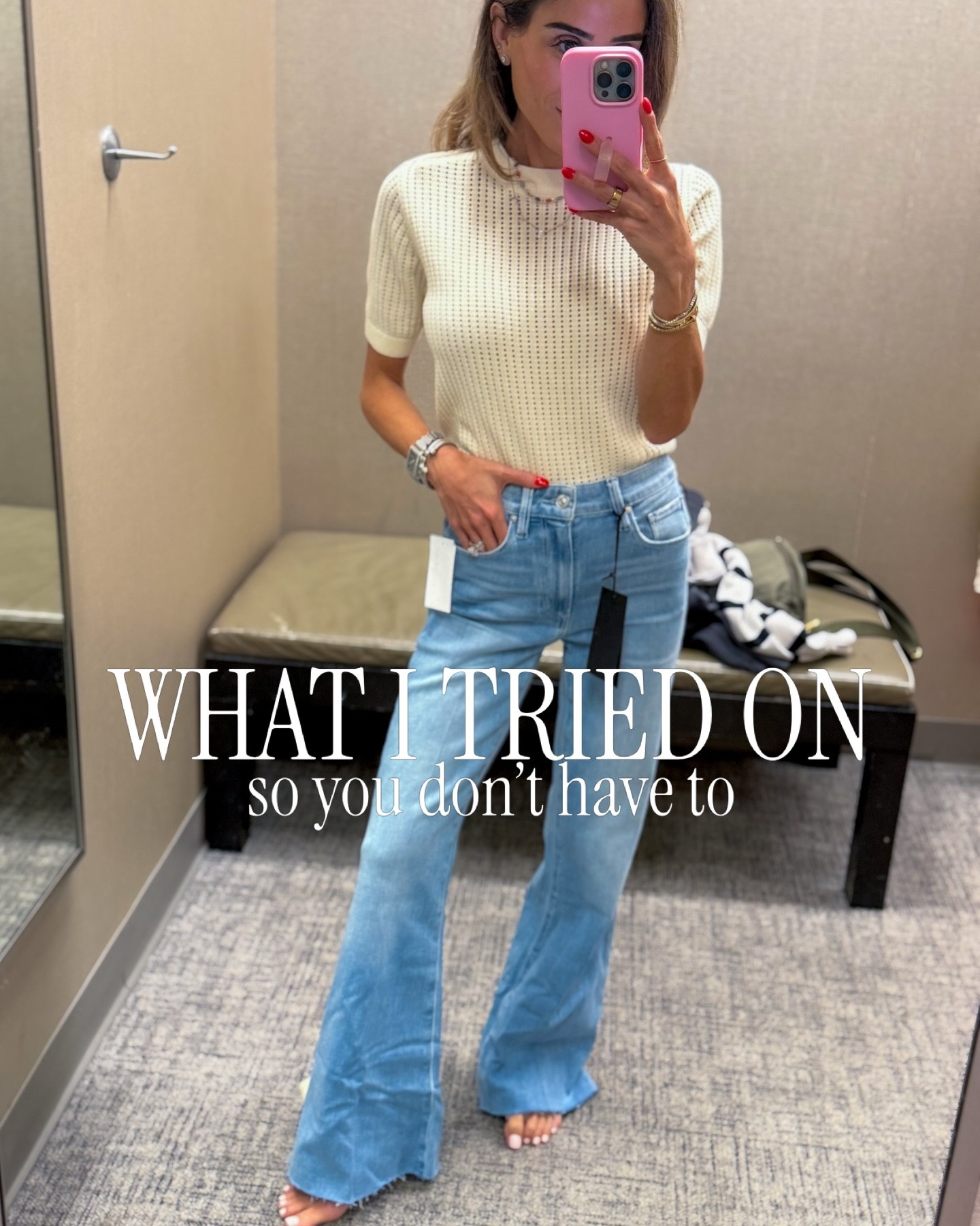 I tried on some things so you don’t have to☺️ so many cute finds, but I’m most excited for these petite friendly jeans. Love the raw hem + that they don’t need any hemming. Also the wash is perfect. Also, so many cute dresses for any vacation or spring event.

I’m 5’1 and wearing the smallest size in all. 

petite outfits, dressing room try on haul, petite friendly clothing, what I tried on haul, flattering outfits petite, no hemming needed, everyday outfits, casual chic outfits, spring outfits petite, try on haul women, affordable fashion finds, nordstrom try on haul, nordstrom dressing room, petite nordstrom finds 

#tryonhaul #petitespringstyle #tryonhauls #petitedenim springoutfits

#LTKPetite #LTKOver40 #LTKSeasonal