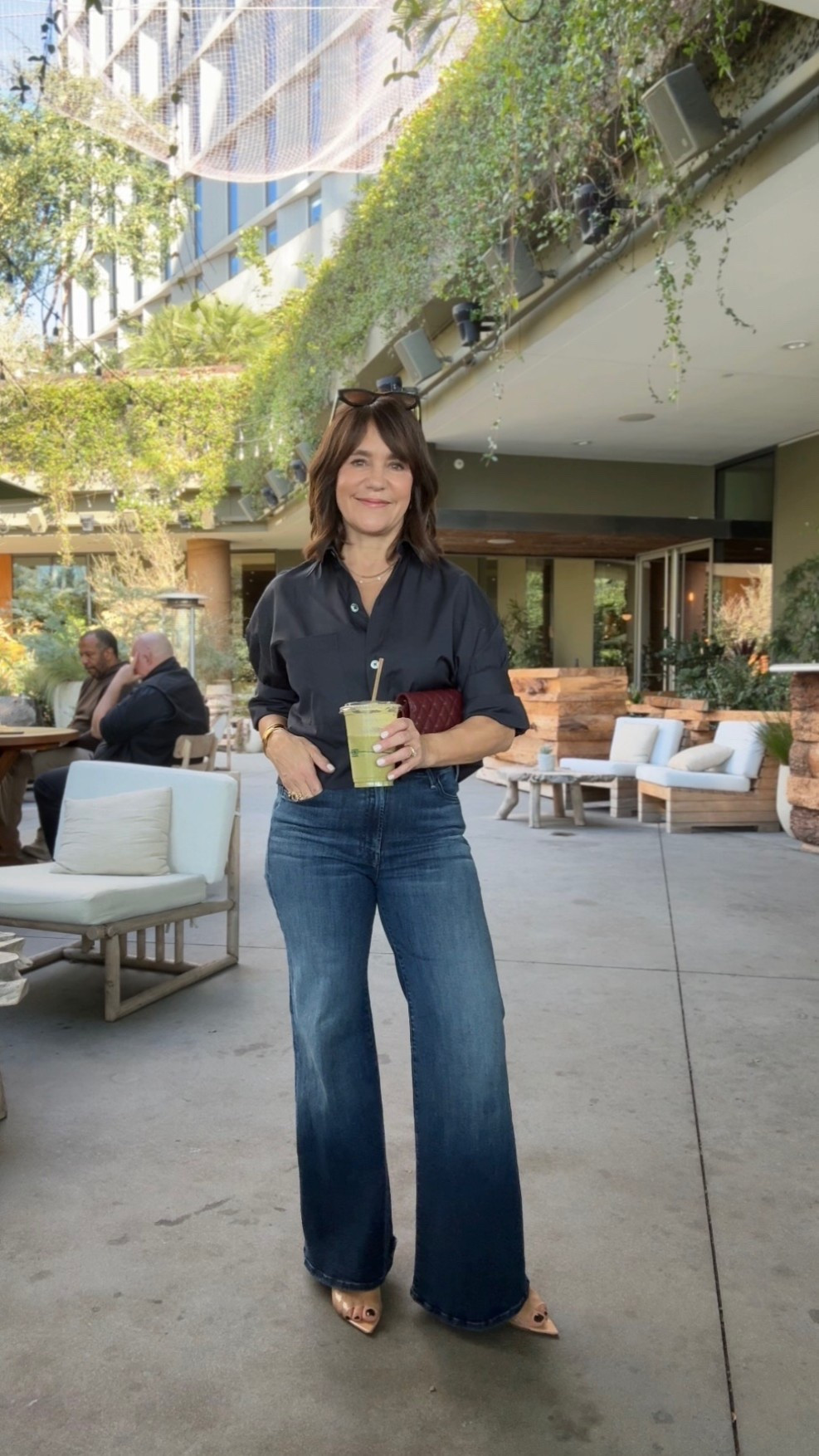 Spring outfit inspo 🌸 This chic top is one of my favorites, and it’s currently on sale at @Shopbop in a bunch of colors (navy excluded). Use code SPRING20 for 20% off! 

Jeans are also on sale, but selling out quickly! 

#LTKSeasonal #LTKSaleAlert #LTKOver40