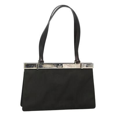 GUCCI Shoulder Bag Nylon Brown Silver 001 3218 Auth am8026 | eBay US