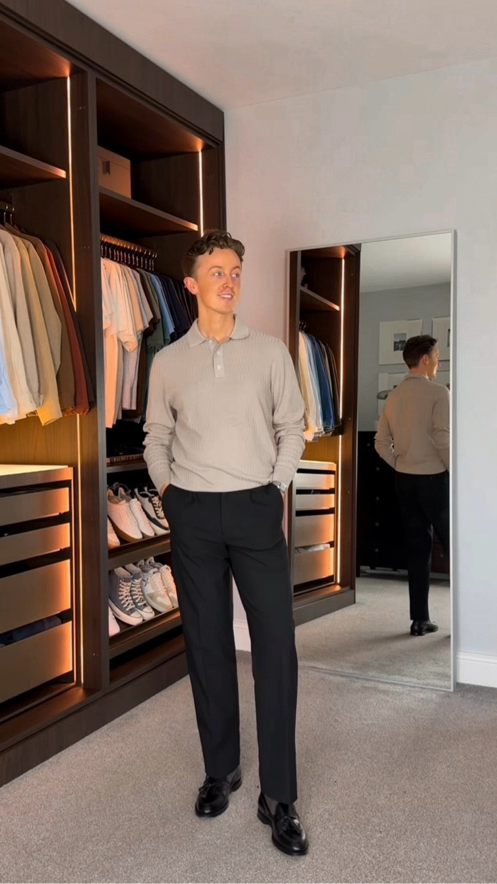 These @marksandspencerman polos are such a perfect addition to your smart casual wardrobe, perfect for work or layering.
I’ve bought every colour! 
I popped the link in my bio , 

#menswear #marksandspencer #marksandspencerstyle #ootdmen #styleinspo 

Menswear, mens style recommendations, marks and Spencer, M&S menswear, autumn fashion, uk style, timeless wardrobe, tgavy fashion inspo, long sleeve polo