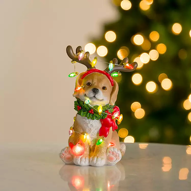 LED Christmas Lights Lab Statue | Kirklands