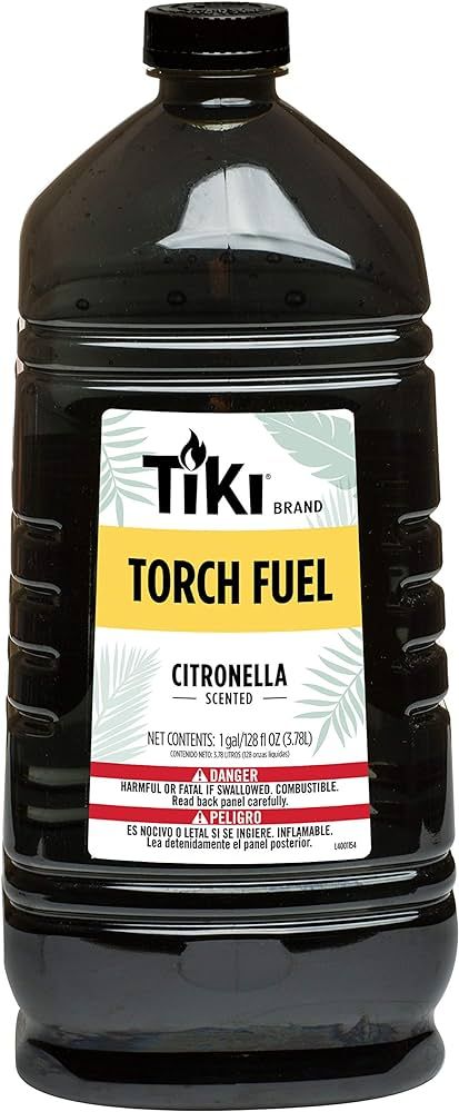 Tiki Brand Easy Pour Tiki Torch Fuel for Outdoors, Citronella Scented - 128 oz, 1216151 | Amazon (US)