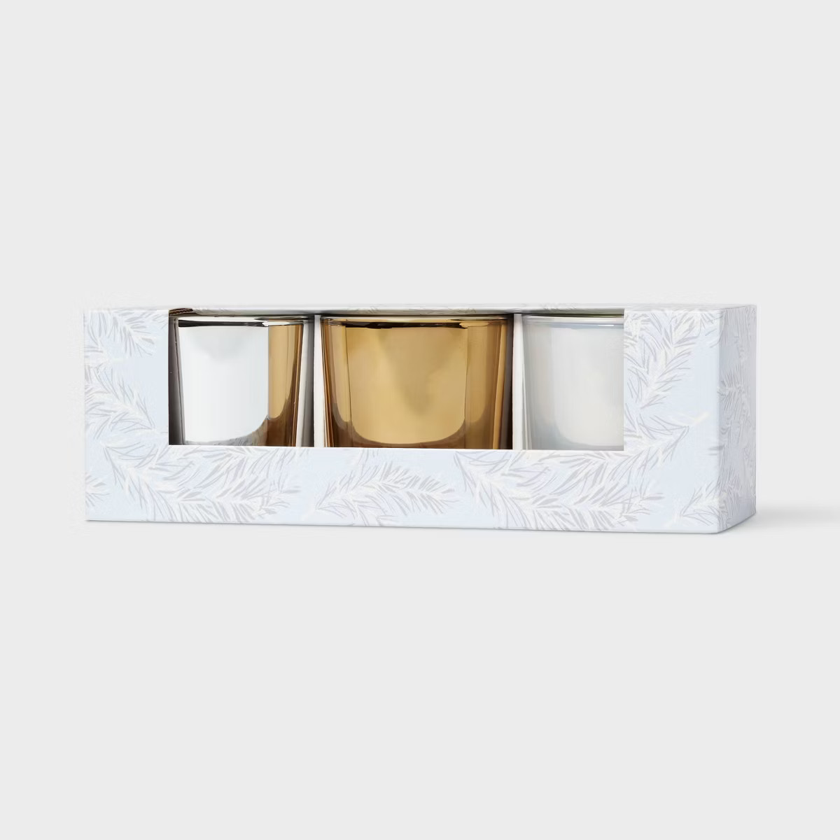 Set of 3 Glass Votive Scented Candle Gift Set 6oz - Threshold™ | Target