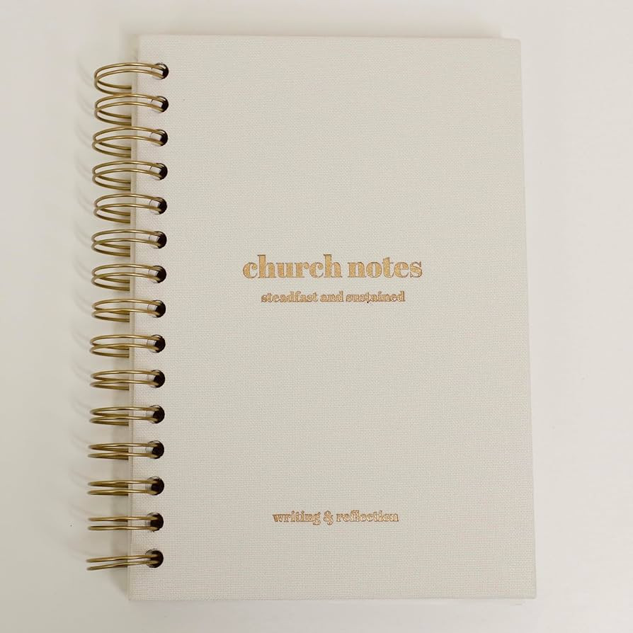 Church Notes Journal - Sermon & Podcast Christian Notebook - Guided Journal to Write Key Points, ... | Amazon (US)
