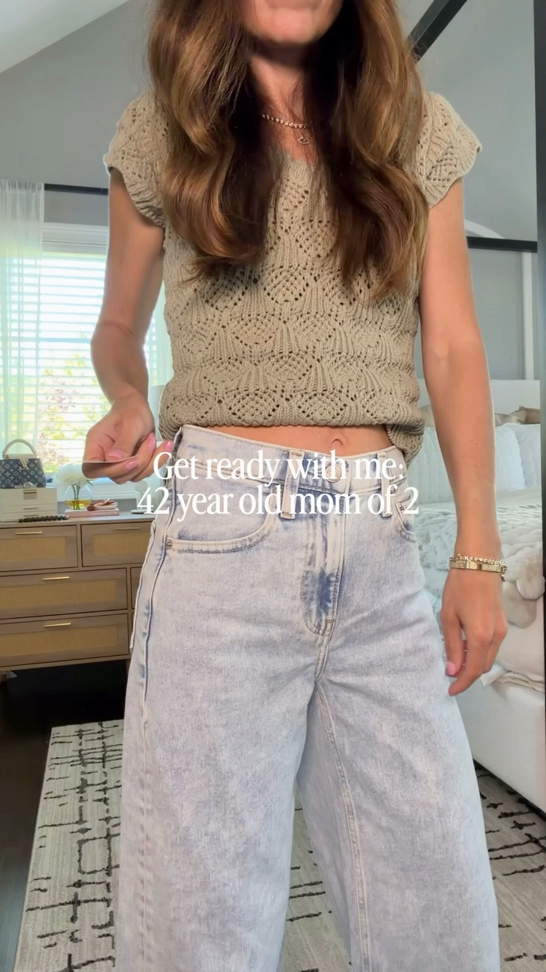 Found my perfect jeans 🤍 The fit is THAT good… I immediately bought 3 colors.

Also my top is on sale for $26 🙌🏻 

💌type “DEETS” and I’ll send you everything 
🔗

#LTKgrwm #LTKSeasonal #LTKOver40