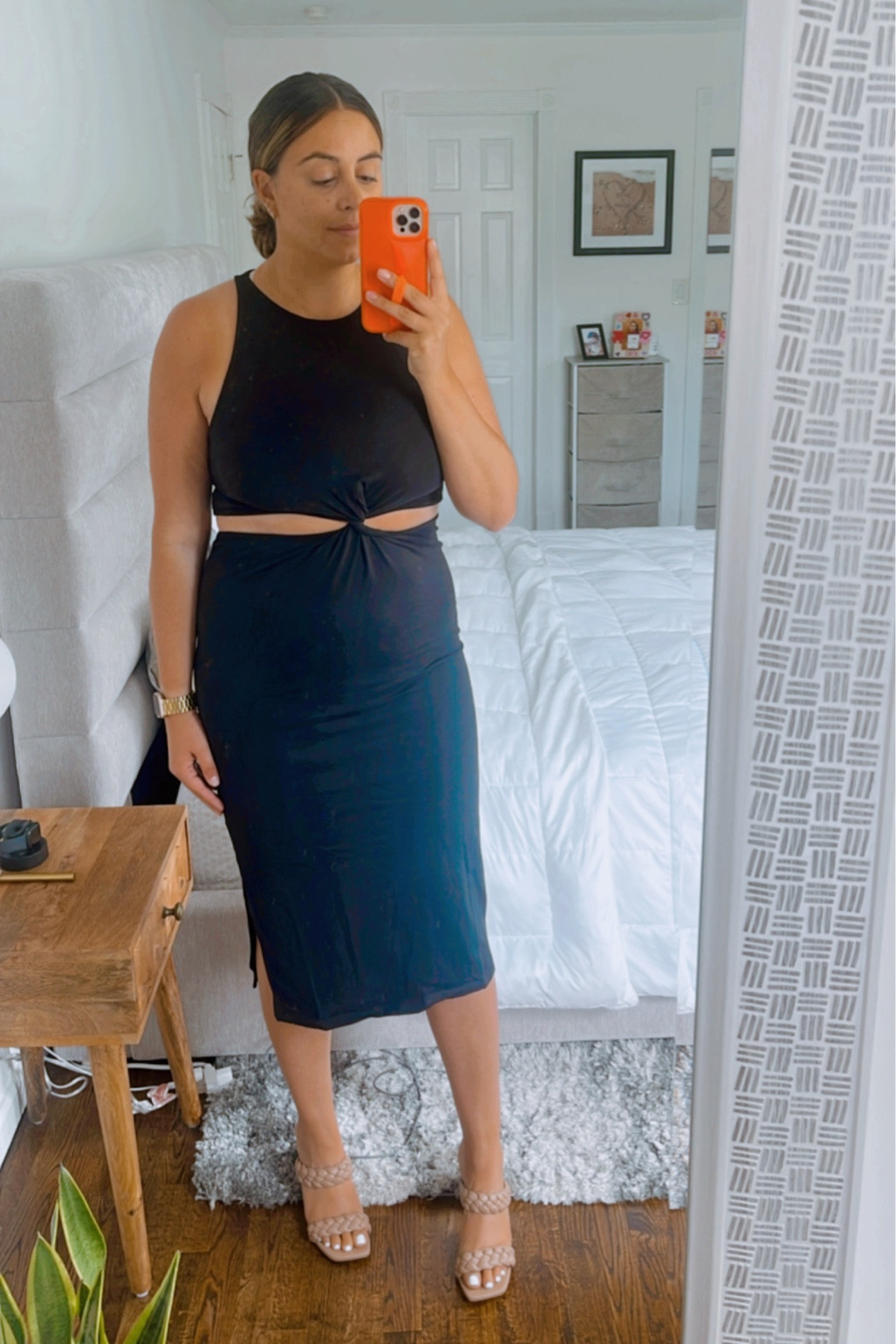 Dress up or down. Cute midi dress 🩵

#LTKFind #LTKSeasonal