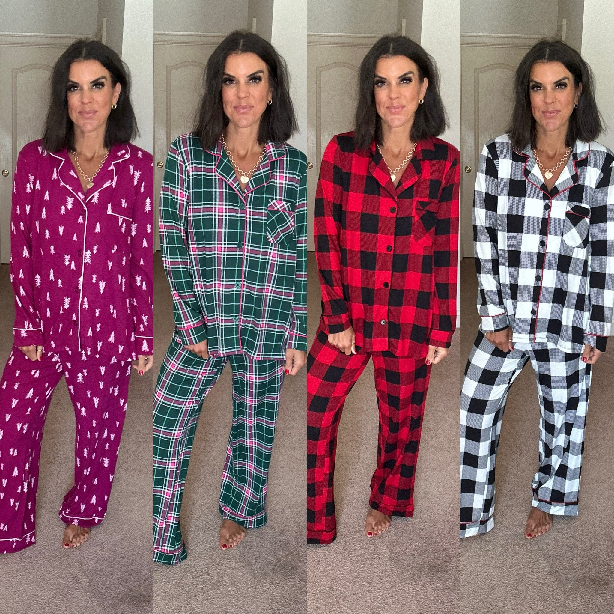 Obsessed with these new Walmart Christmas PJs! I’m in size medium, but needed my true size small 

#LTKStyleTip #LTKSaleAlert #LTKFindsUnder100