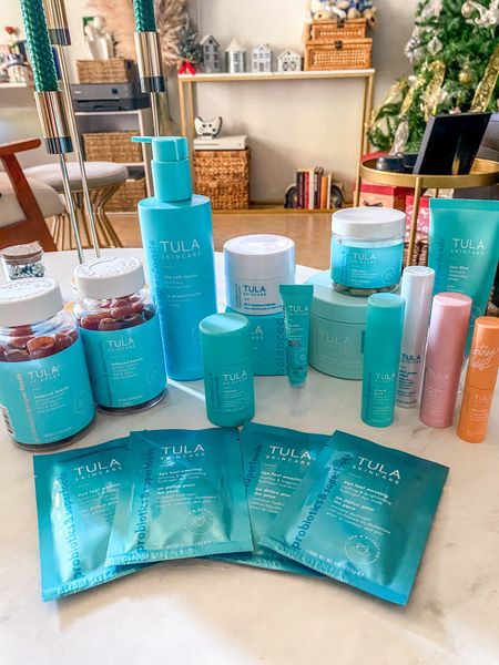 TULA - Holiday sale on kits! 
45% off 

Plus some other discounted items  

Sharing my most loved products that I use everyday! I have used Tula sense 2019 and really enjoyed my face care journey sense. Their products are clean & safe to use. One main reason I love them is they are cruelty free!! 

My ride or die products; 
THE CULT CLASSIC 
PROBIOTIC & SUPERFOOD GUMMIES 
DAULY DOSE COMPLEX 
CLAYDATE 
24-7 INTENSE MOISTURE 
24-7 HYDRATING DAY & NIGHT EYE BALM 
 Well ALL the eye balms really. 
Plus their body butter & lip treatments are amazing! 
Highly recommend you give their products a try. 


#cleanbeauty #skincareroutine #skincare #tulasale 

#LTKsalealert #LTKbeauty #LTKGiftGuide