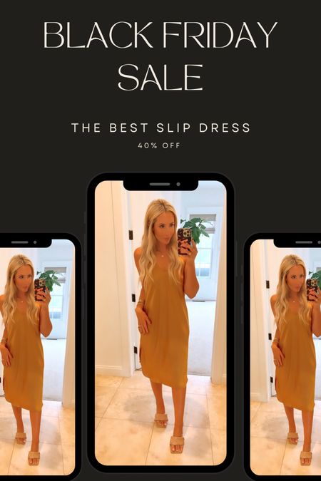 Emily’s favorite slip dresses are 40% off - they are so flattering and perfect under sweaters for winter! 

#LTKCyberweek #LTKsalealert #LTKHoliday