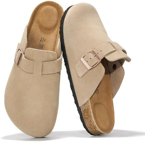 Project Cloud Mens Clogs - 100% Full Grain Genuine Leather Clogs for Men with Memory Foam Insole ... | Amazon (US)