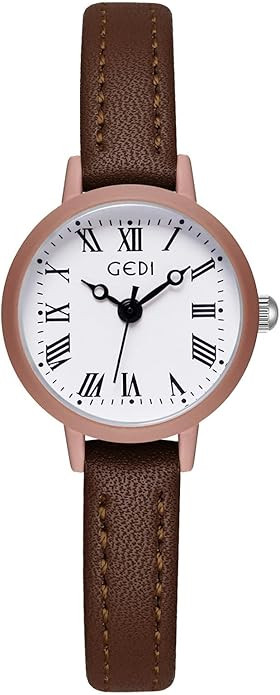 TOOCAT Women Wrist Watch Mini Ultra-Thin Elegant Simple Quartz Watches with Leather Strap 30M Wat... | Amazon (US)