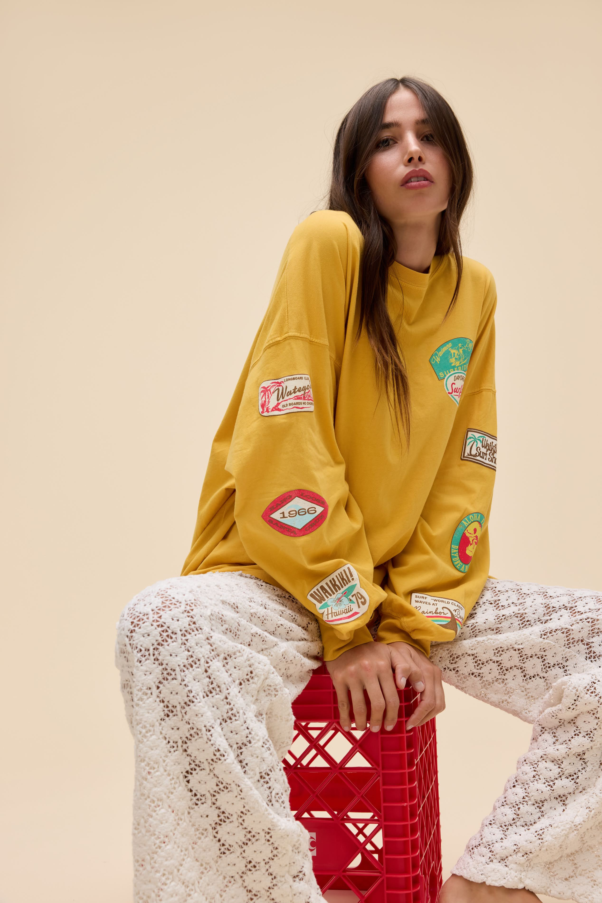 Surf Patches OS Long Sleeve | Daydreamer