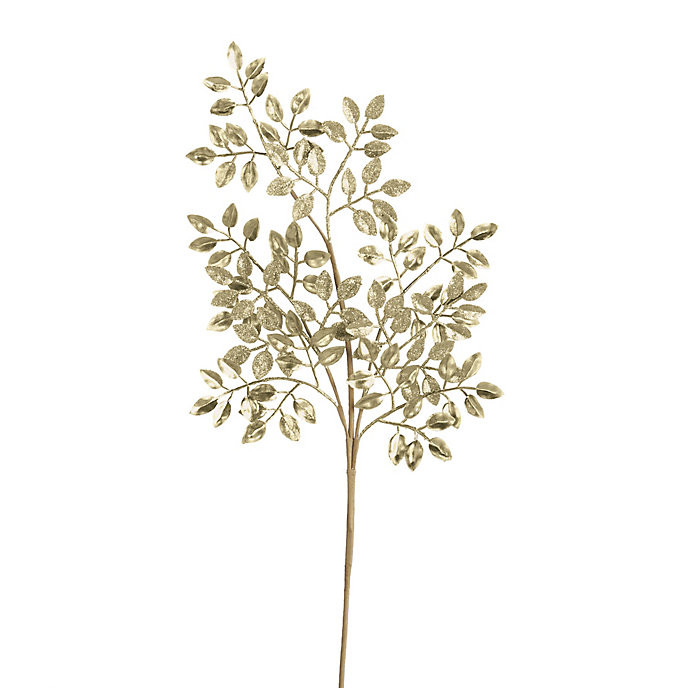Glitter Ficus Stems, Set of Six | Frontgate