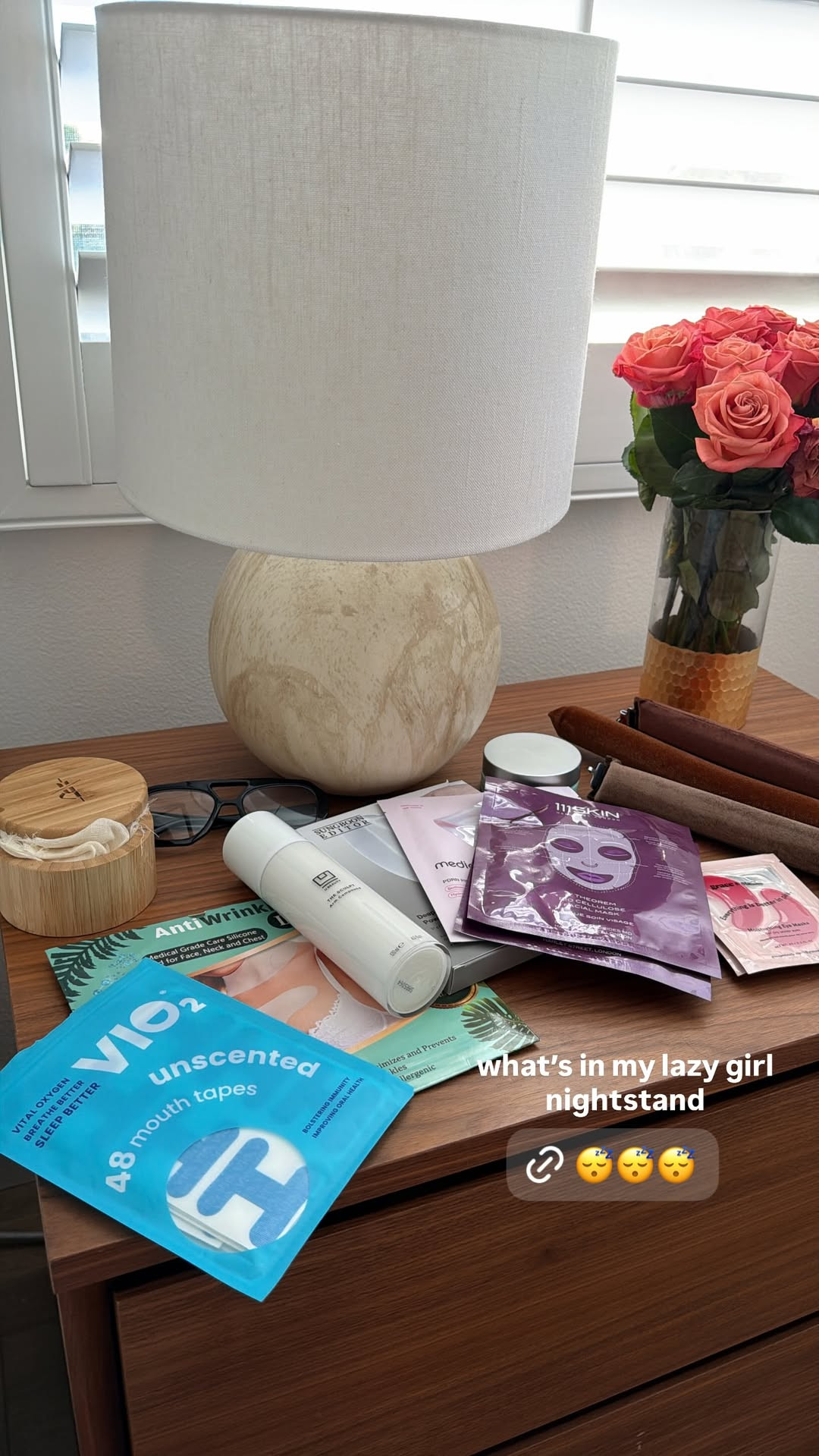 what's in my lazy girl nightstand😴 

 #LTKHome #LTKStyleTip #LTKBeauty