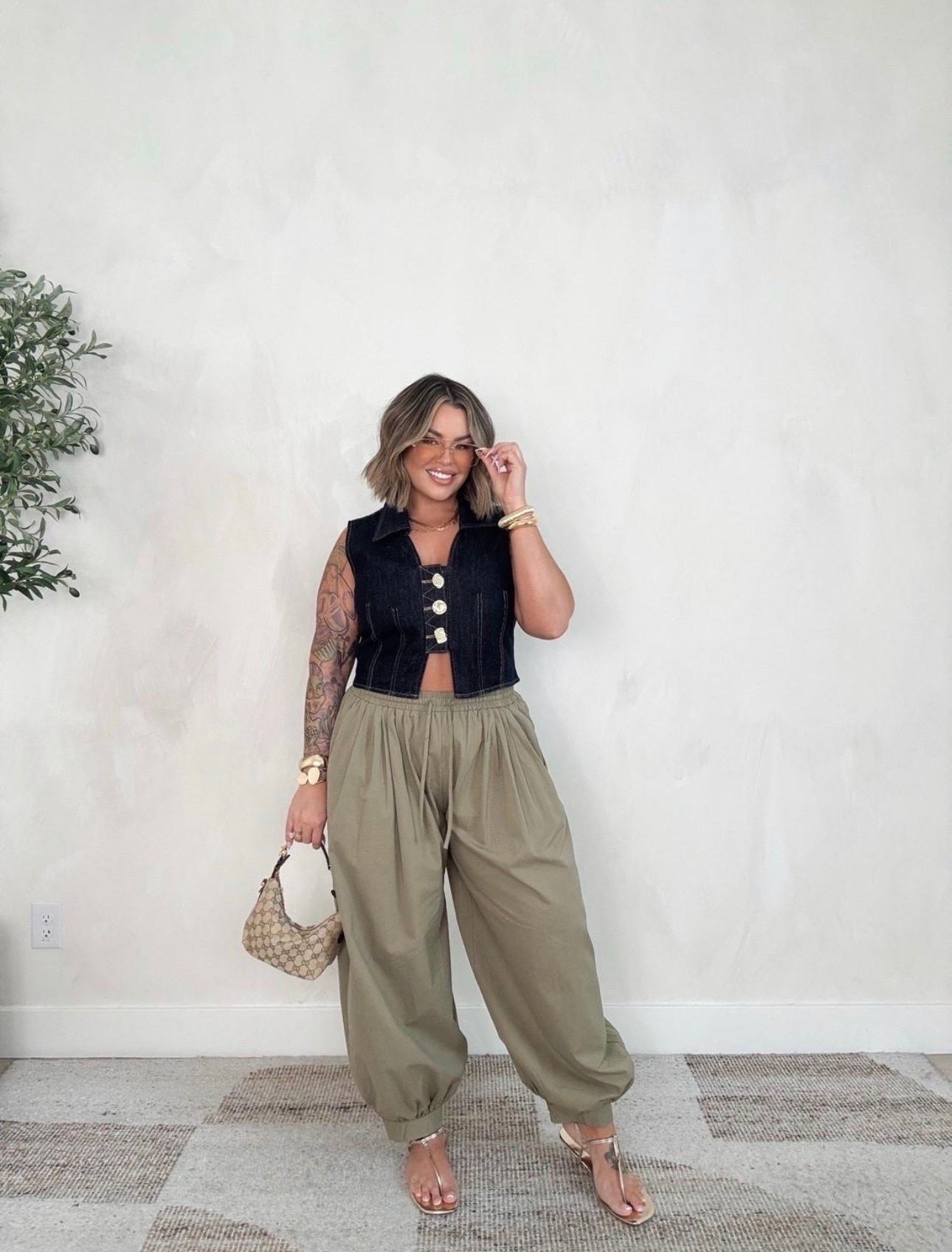 Pants xl 
Vest xxl ( makes sure to follow their size chart when you order ) 
Sandals linked similar 


Follow my LTK @shaynaslife on the @shop.LTK app to view this post and get my exclusive app-only content!