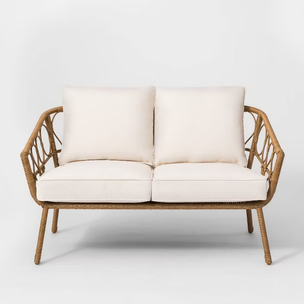 Britanna Patio Loveseat Natural - Opalhouse™ | Target