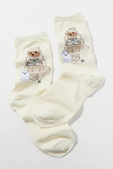 Polo Ralph Lauren Winter Bear Crew Sock | Urban Outfitters (US and RoW)